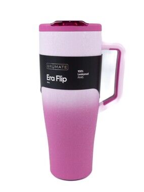 Brumate Era Flip 30 oz Frosted Rose Tumbler-New